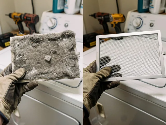 Professional lint trap cleaning by East Hartford Dryer Vent Cleaning in East Hartford