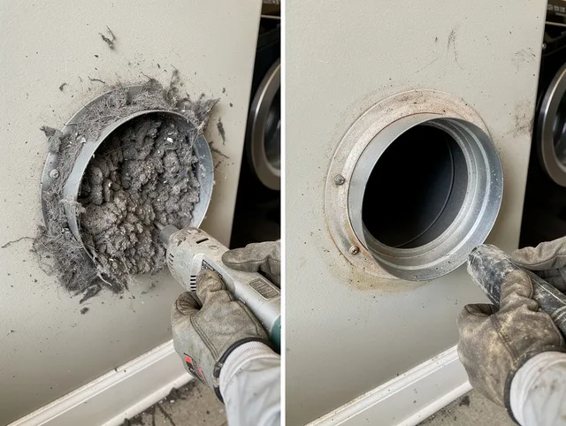 Professional clogged vent cleaning by East Hartford Dryer Vent Cleaning in East Hartford