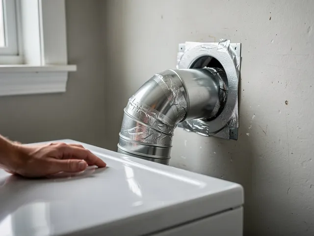 East Hartford Dryer Vent Cleaning expert performing professional dryer vent repair and installation in East Hartford
